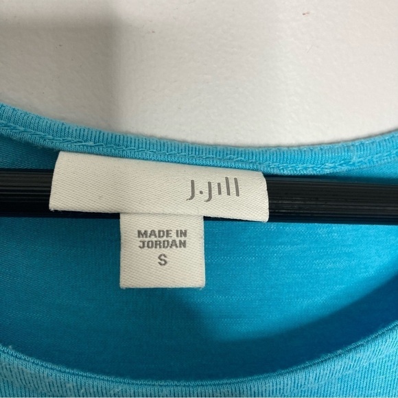 J. Jill Size Small Casual Blue Maxi Dress Sleeveless Flowy Beach Stretch - Picture 7 of 10